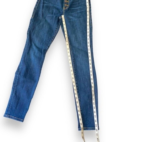 Cabi Button Fly Skinny Jeans Women's Stretch Button Front Denim Pants - Picture 6 of 11